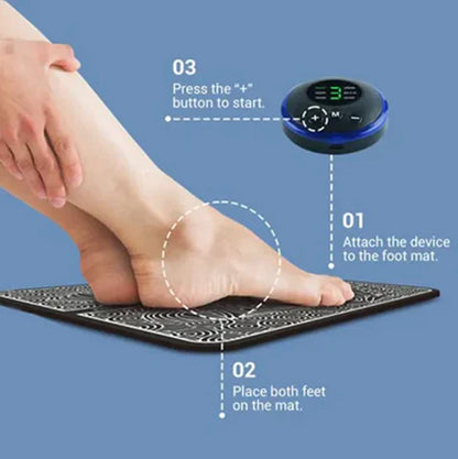 EMS Foot Massager Mat Muscle Stimulator Electric TENS