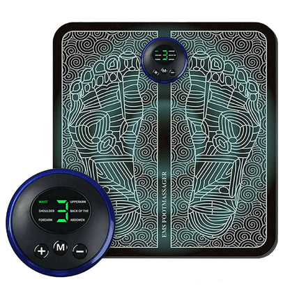 EMS Foot Massager Mat Muscle Stimulator Electric TENS