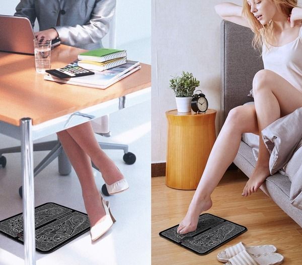 EMS Foot Massager Mat Muscle Stimulator Electric TENS