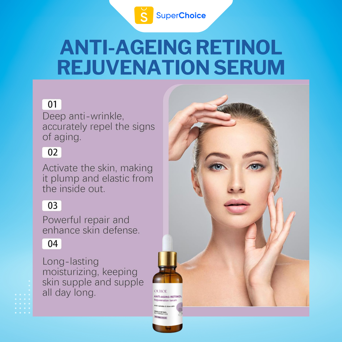 Generic Retinol Rejuvenation Serum,2024 Best Retinol Serum for Wrinkles