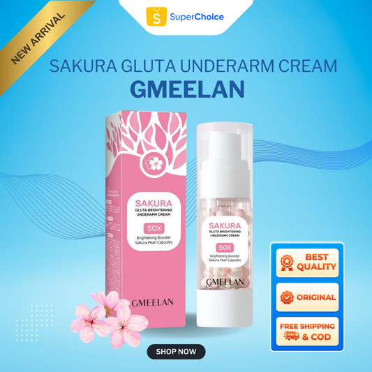 GMEELAN Sakura Underarm Whitening Cream Glutathione 30g