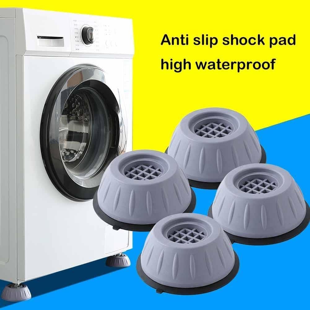 4Pcs Anti Vibration Feet Pads Rubber Legs Slipstop Silent Skid Raiser Mat For Washing Machine Support Dampers Stand Accessories