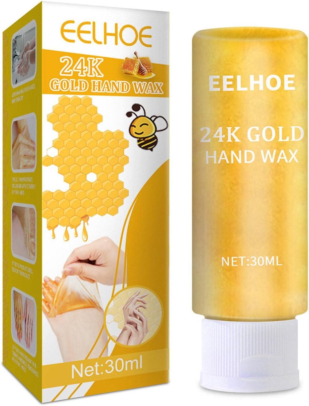 Honey Peel off Hand Mask, Moisturizing Repairing Hand Mask, Exfoliating Hand Peeling Mask, Honey Peel off Hand Mask Cream