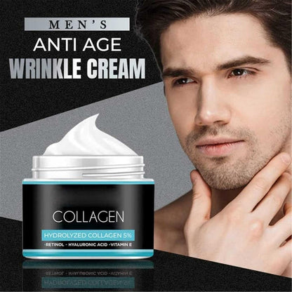 Nordterm Collagen Cream for Men, Men's Anti Age Wrinkle Cream, Mens Anti-Aging Wrinkle Cream, Men's Wrinkle Face Cream, Hydrolyzed Collagen 5% Crea