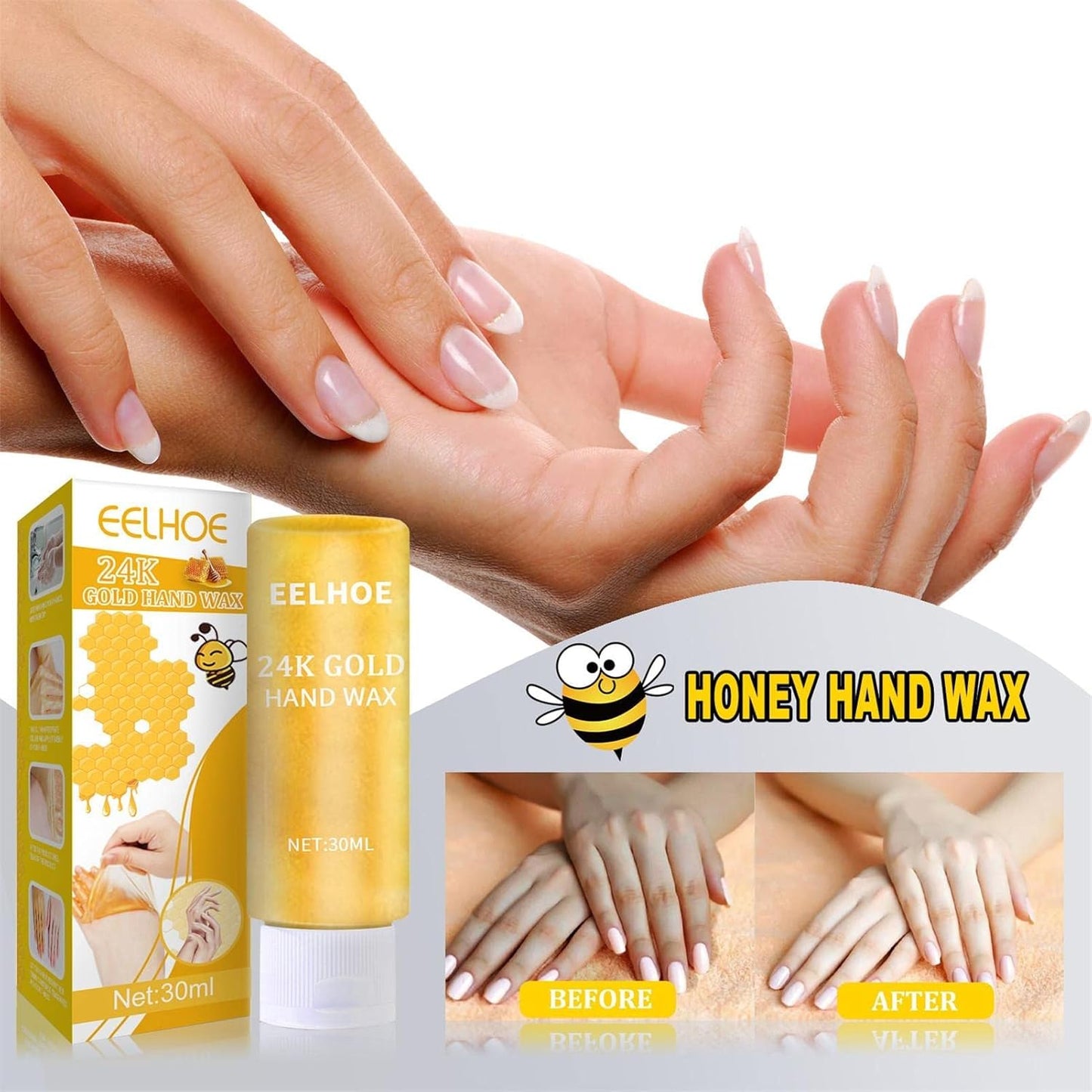 Honey Peel off Hand Mask, Moisturizing Repairing Hand Mask, Exfoliating Hand Peeling Mask, Honey Peel off Hand Mask Cream