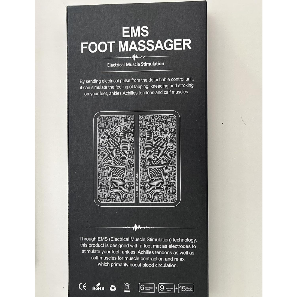 EMS Foot Massager Mat Muscle Stimulator Electric TENS