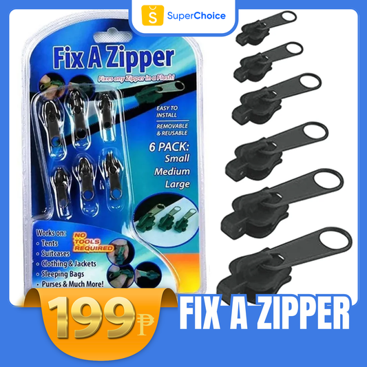 6PCS/Set Instant Zipper Universal Instant Fix Zipper Repair Kit Replacement Zip Slider Teeth Rescue New Design Zippers For Sew