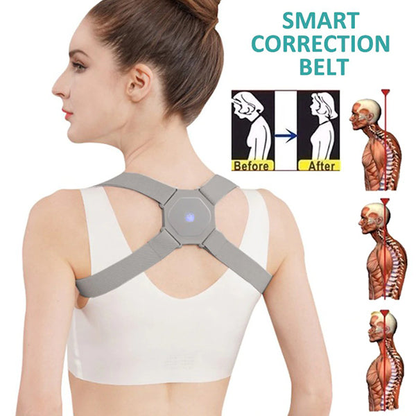 Smart Posture Corrector With Vibration – Comfortable Support For Back And Clavicle