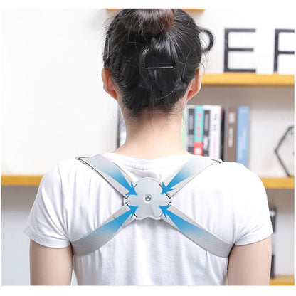 Smart Posture Corrector With Vibration – Comfortable Support For Back And Clavicle